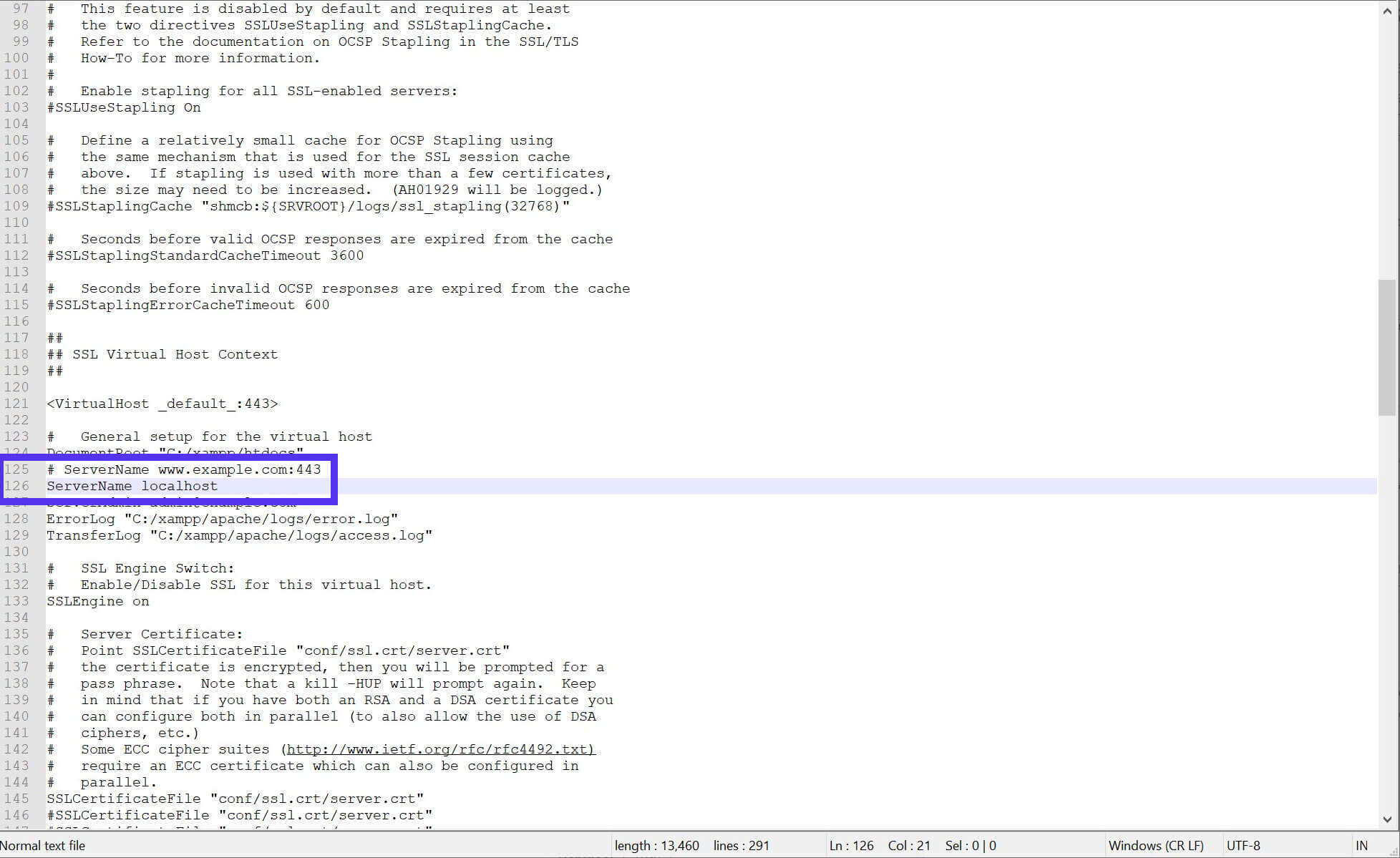 如何修复XAMPP“服务器证书不包含与服务器名称匹配的ID”错误-1