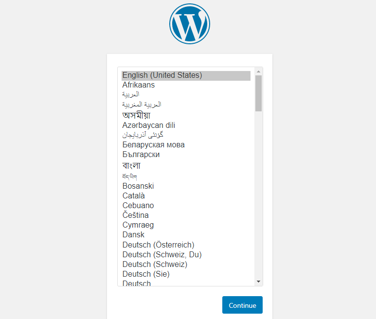 WordPress语言配置