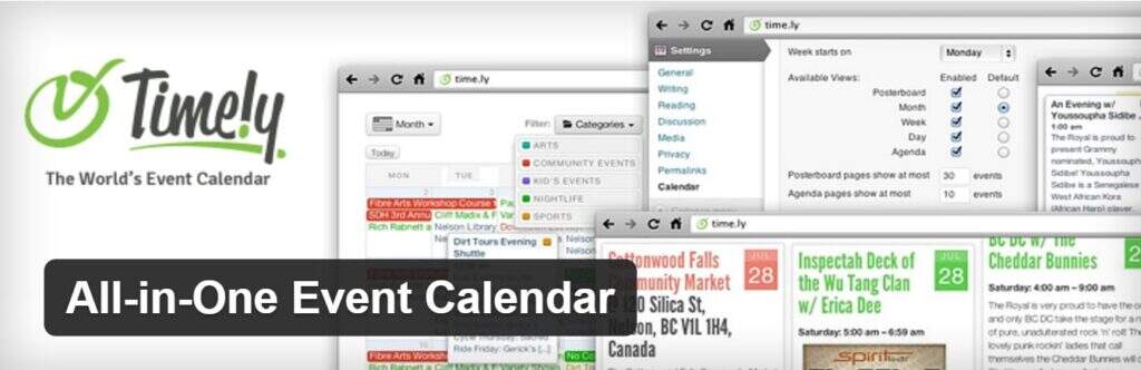 WordPress插件-All In One Event Calendar