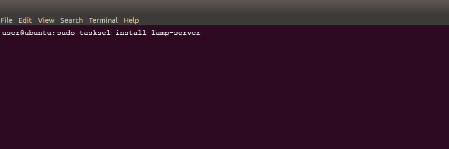 在Ubuntu中通过命令行安装LAMP服务器