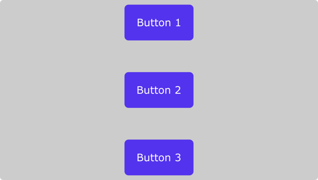 三个紫色按钮垂直并排一列